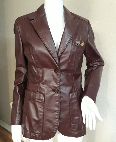 Etienne Aigner Jackets & Blazers - Etienne aigner Leather Jacket